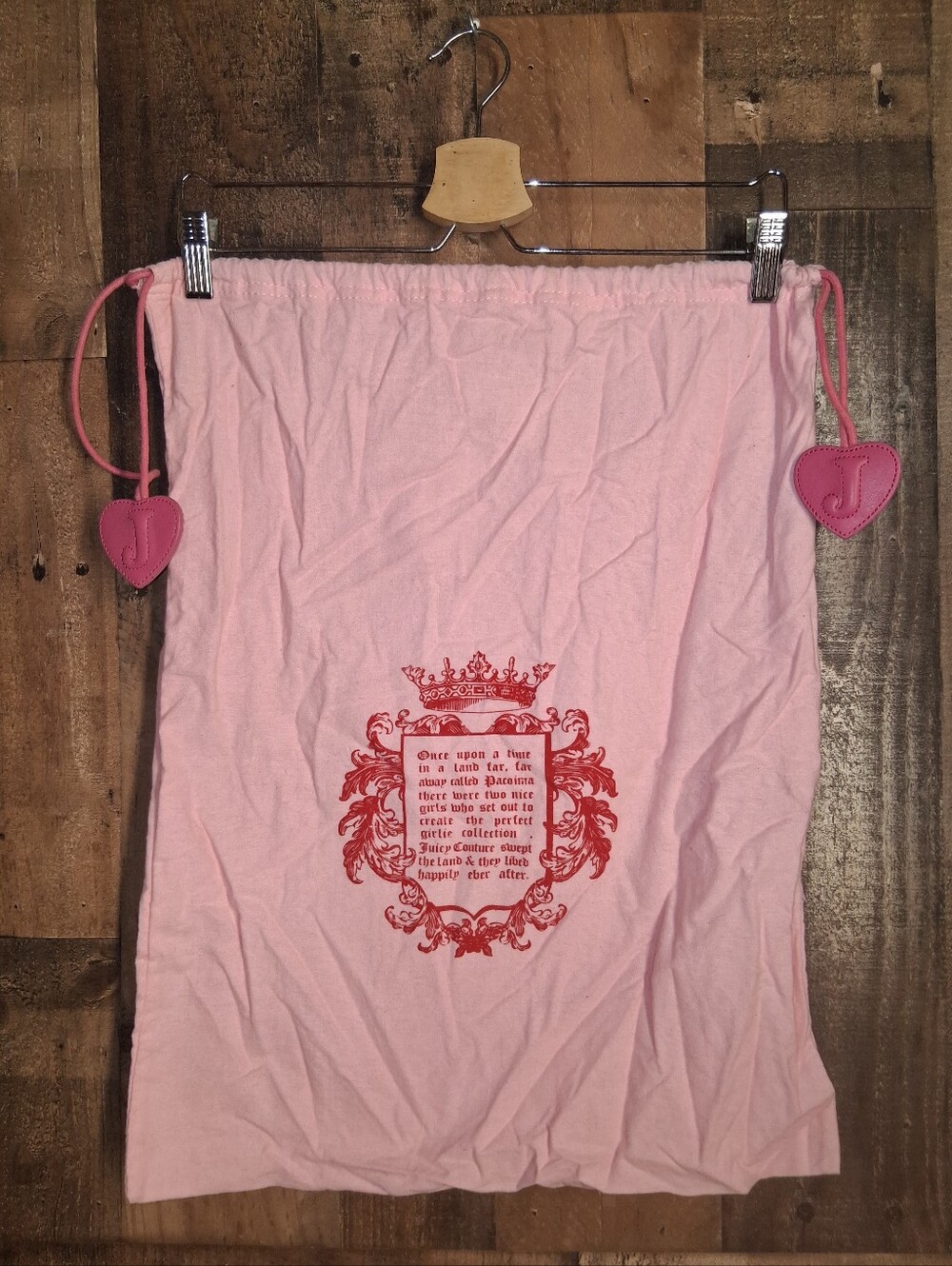 Vintage Juicy Couture Dust Bag Pimk Y2k